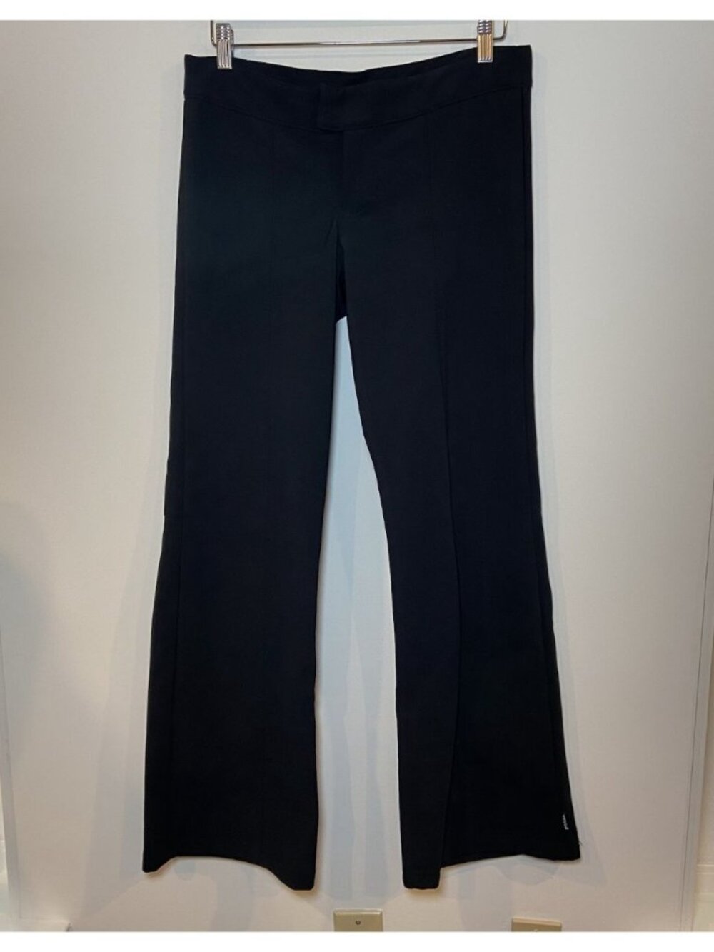 Prana Fleece Lined Pants Outdoor Hiking Bootcut Black Made in USA Medium M
